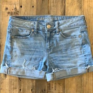 AEO Super Stretch Midi Shorts
